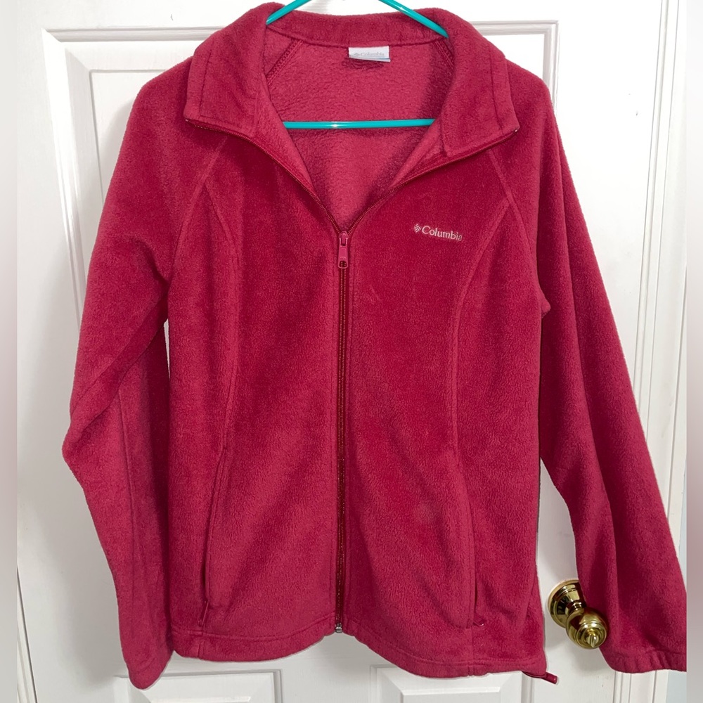 Columbia large fleece fuchsia